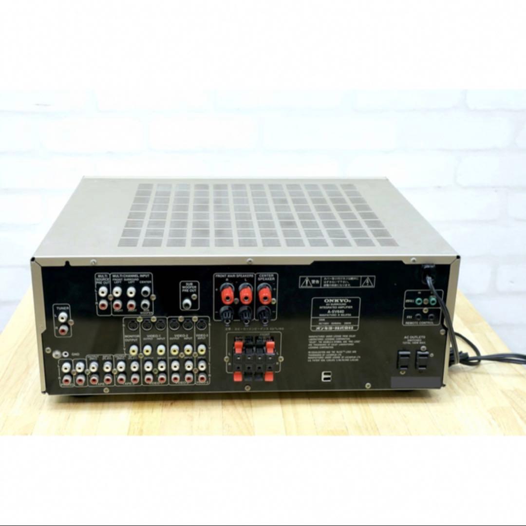 ◆ONKYO オンキョー A-SV640 AVアンプ 単体コンポ 音楽①
