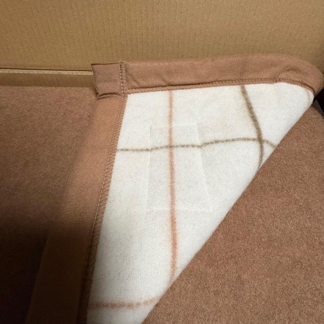 西川　キャメルウール毛布 RS-09G シングル 140×200cm 新品