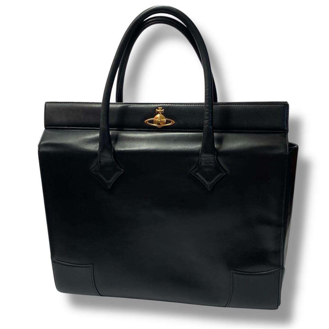 ヴィヴィアンウエストウッド　ビジネスバッグ　ブラック　手持ち