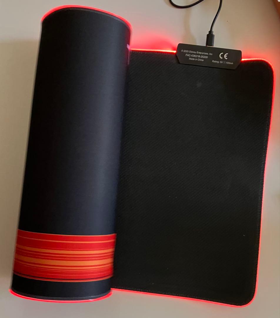 『トロン：アレス』オリジナルレッドデスクマット/Tron: Ares/ディズニー