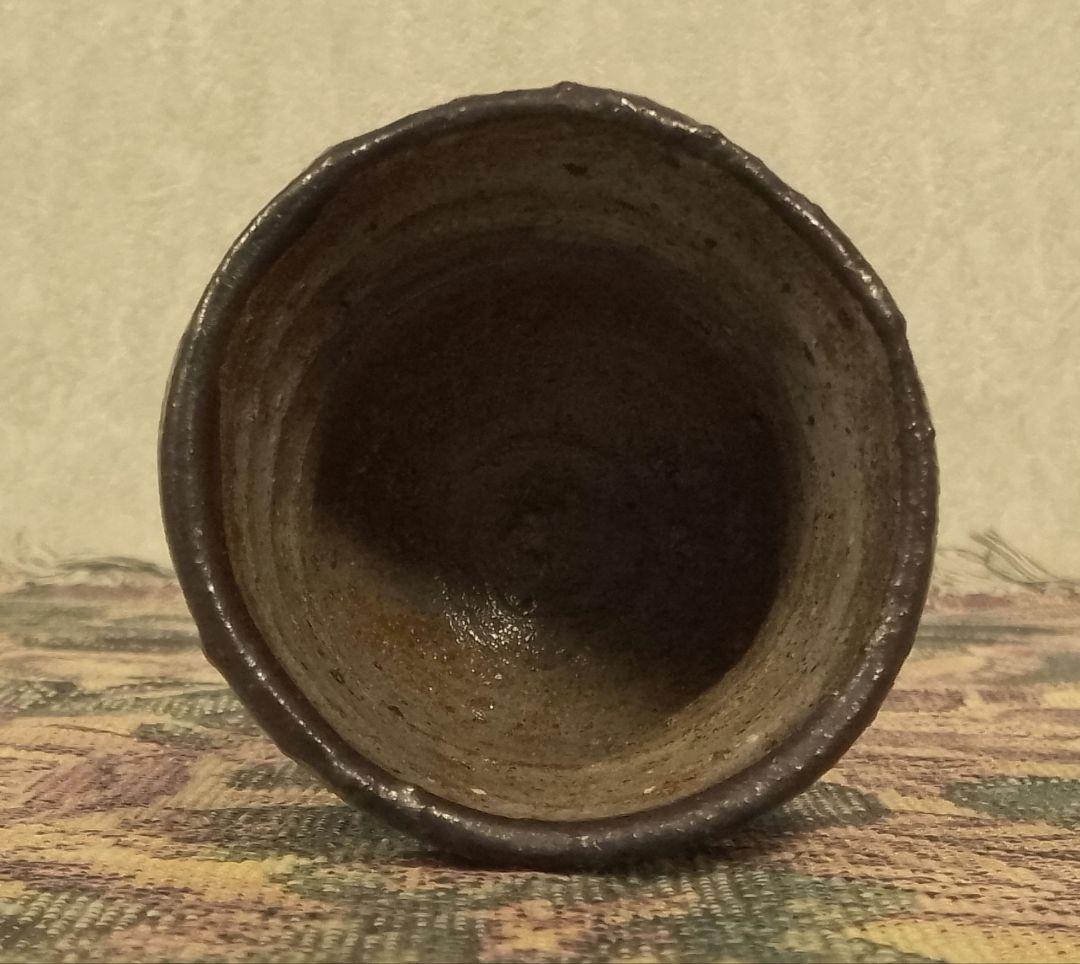 西岡小十 唐津皮鯨 ぐい呑 共箱 共布付き 酒器 保証品