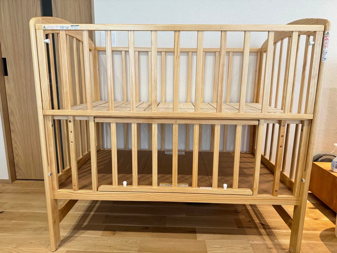 KATOJI ベビーベッド　ハイタイプ　説明書工具付き