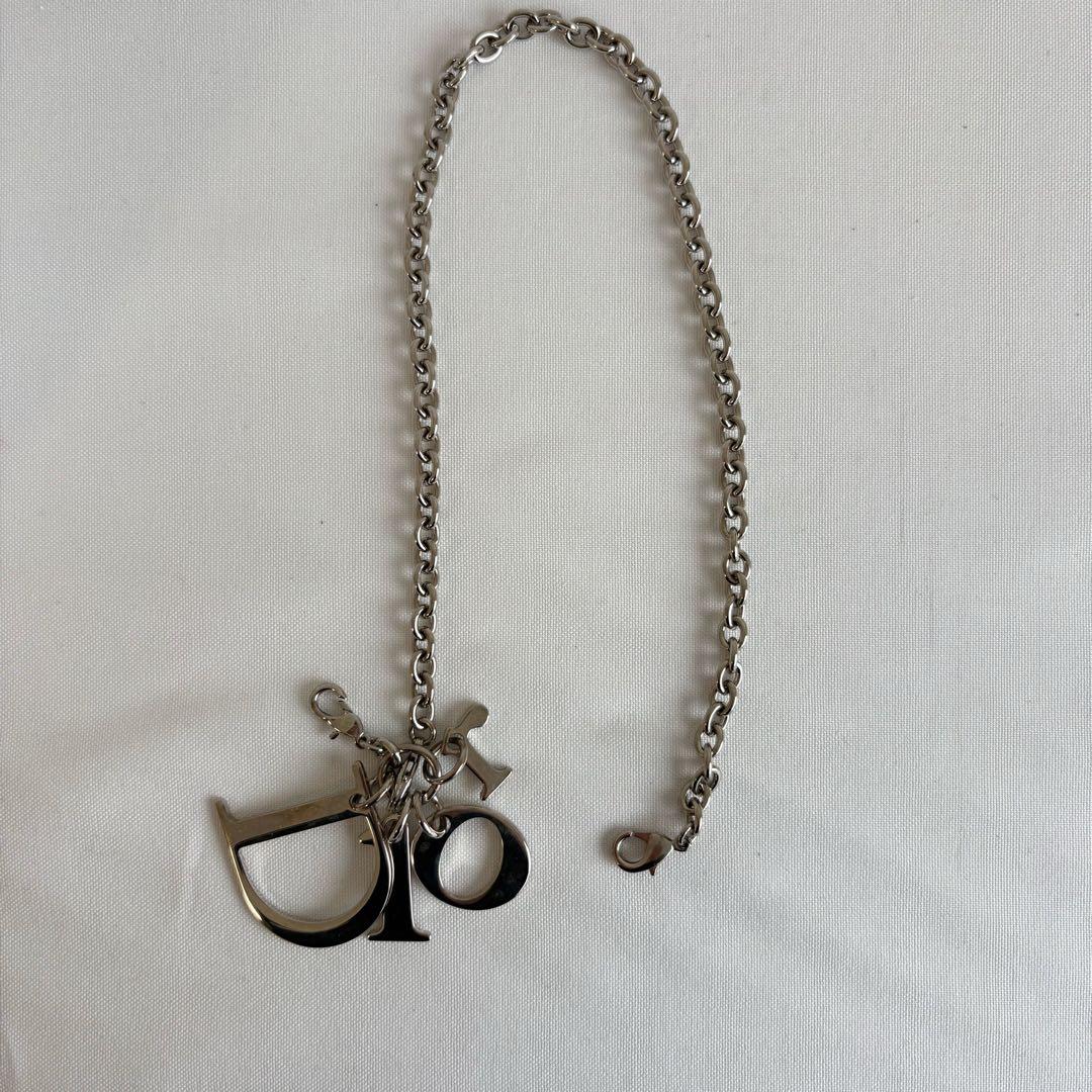 ④Dior ピンクベージュ パテントレザー 長財布