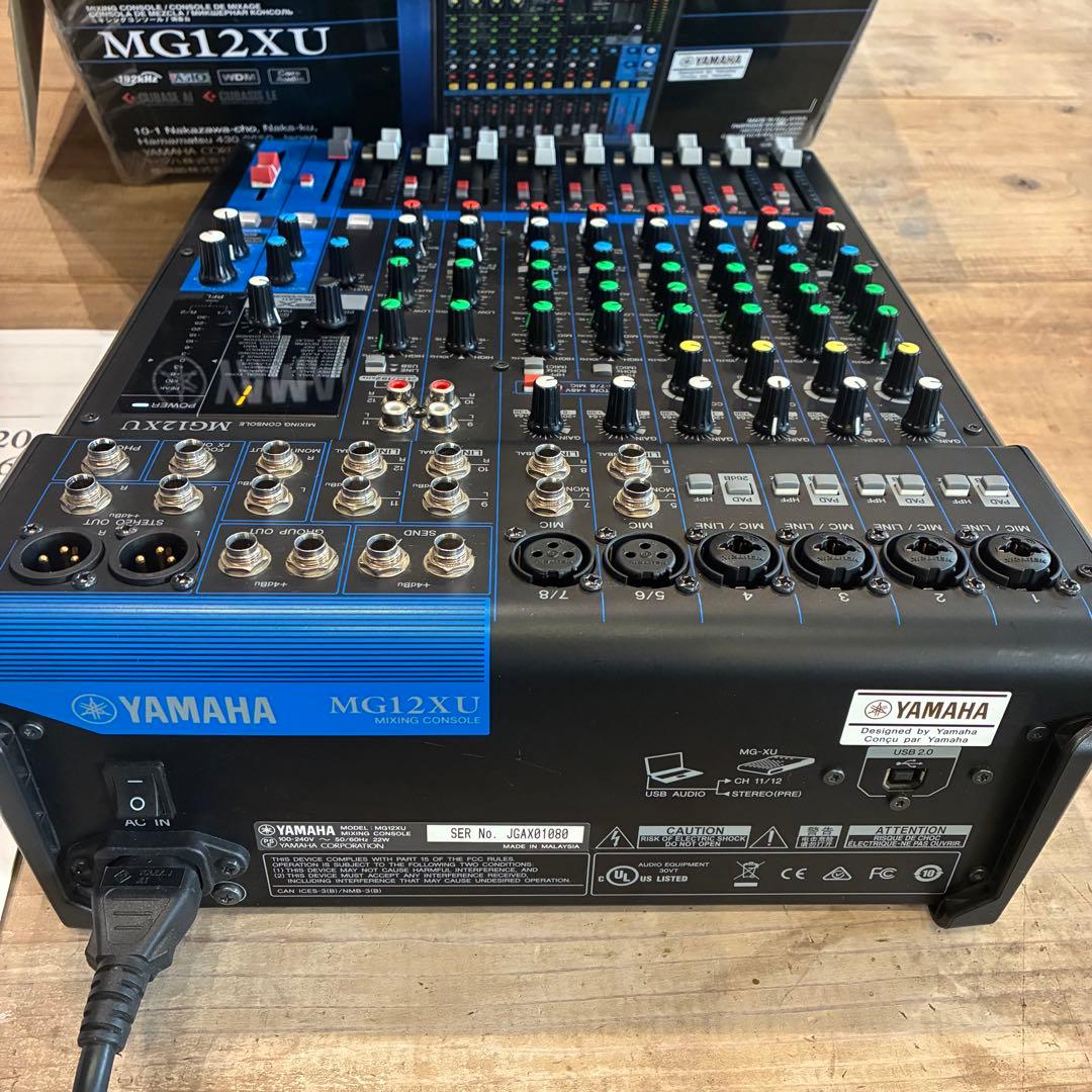 【即決可】YAMAHA MG12XU アナログミキサー(送料込)
