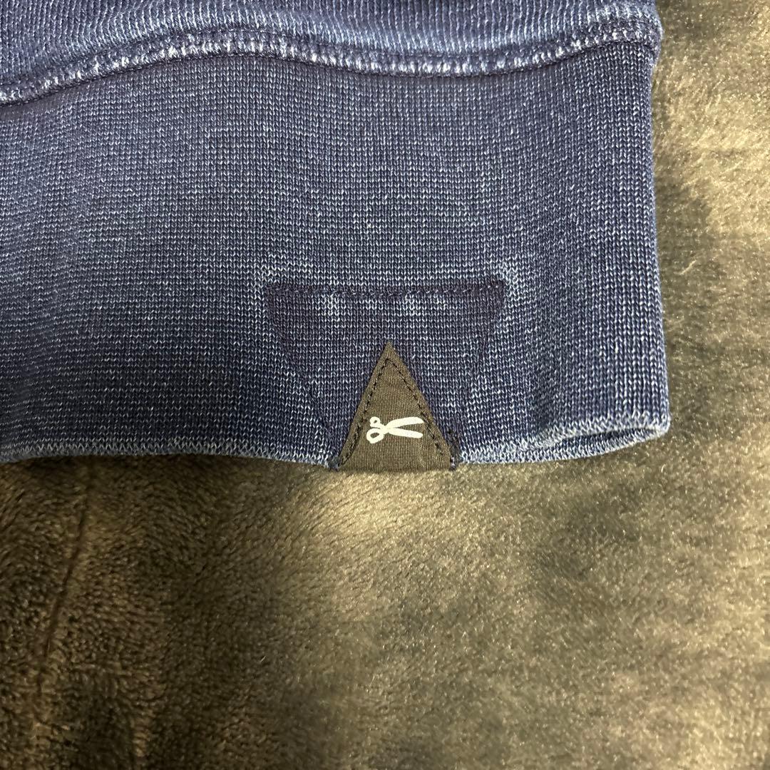 【DENHAM】 ネイビー クルーネック トレーナー