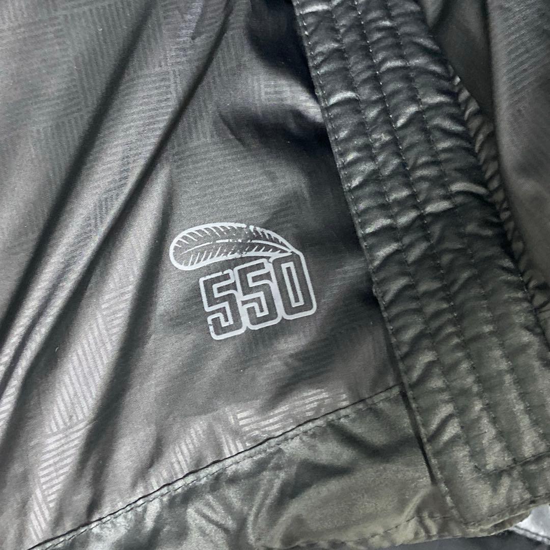 NIKE ナイキ 肉厚 ダウンジャケット 無地 ブラック 裾ドローコード付 XL