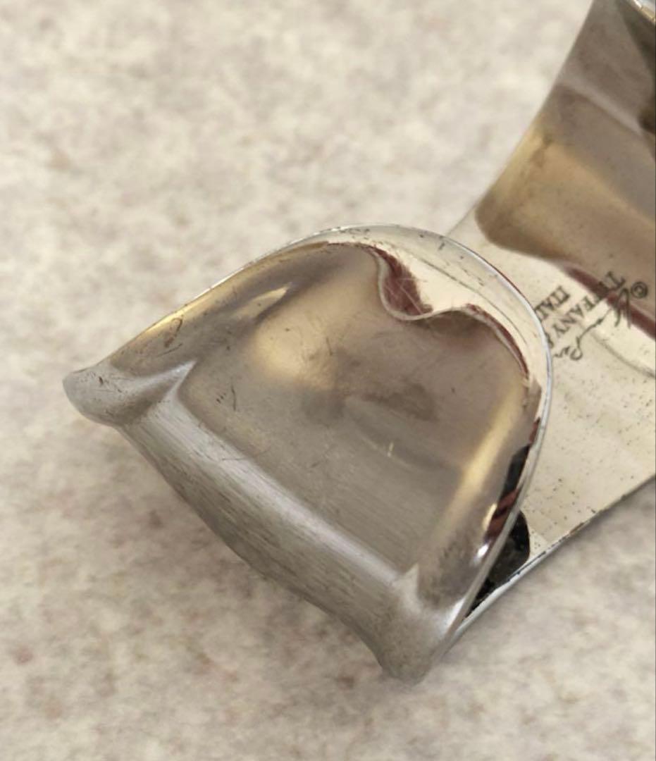 Tiffany ボーンカフ バングル ルテニウム