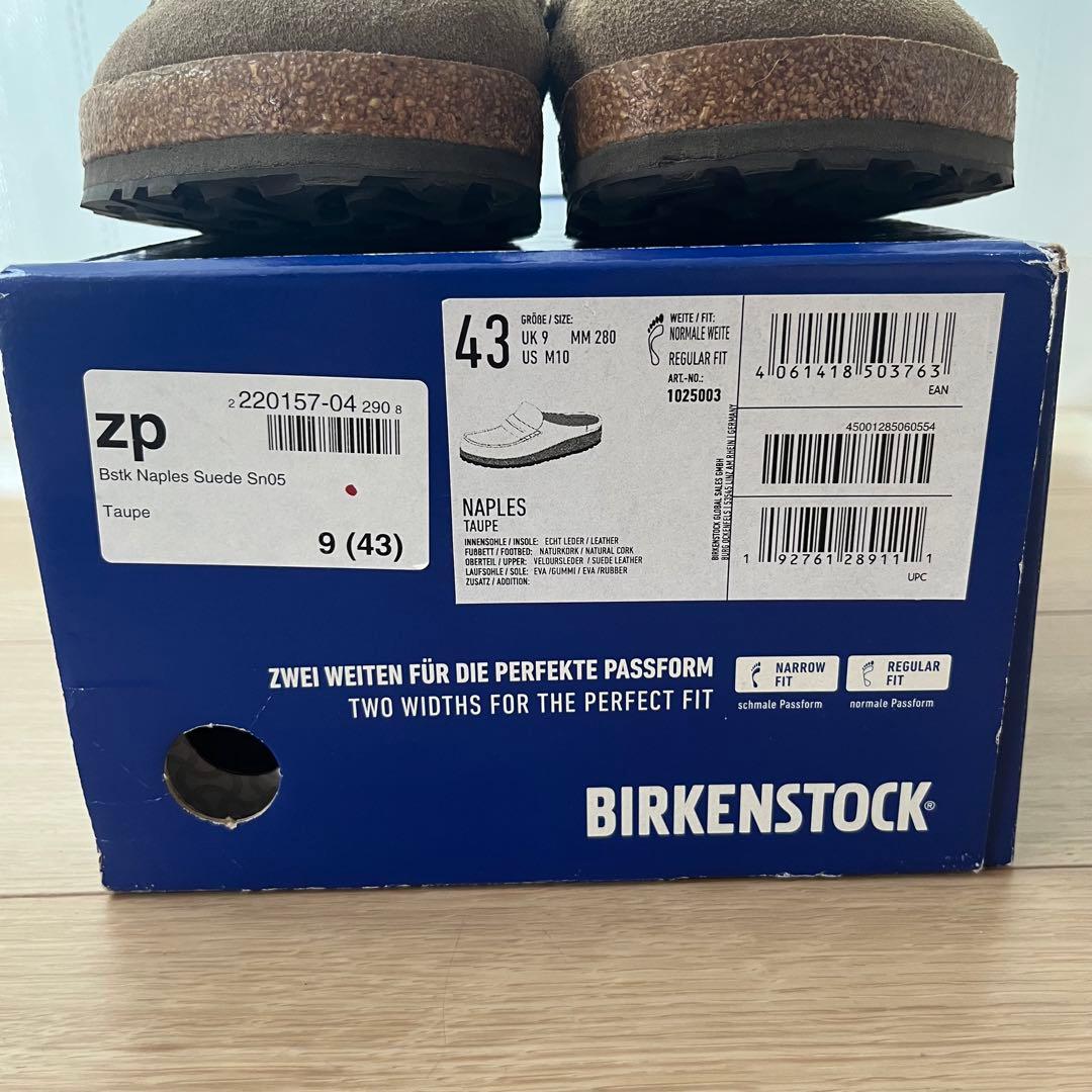 靴 BIRKENSTOCK NAPLES 28cm