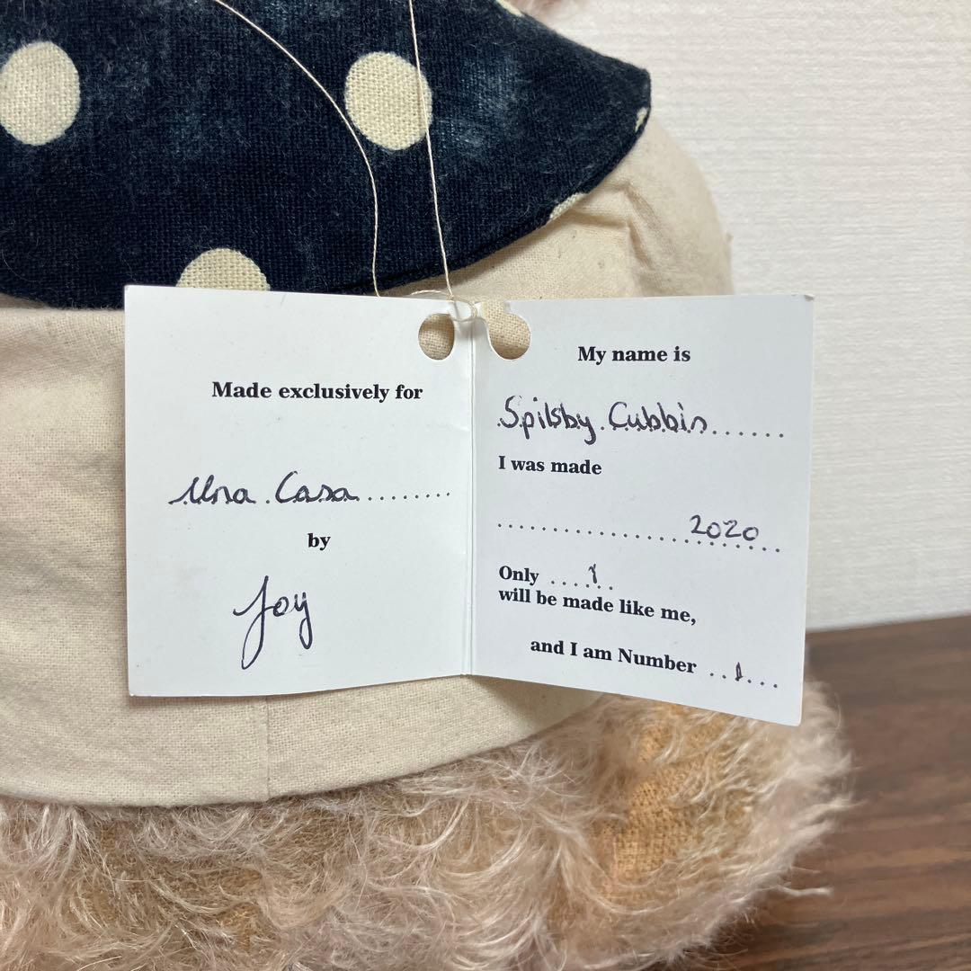 【キウイ】フォーゲットミーノット　テディベア 作家　アーティストベア