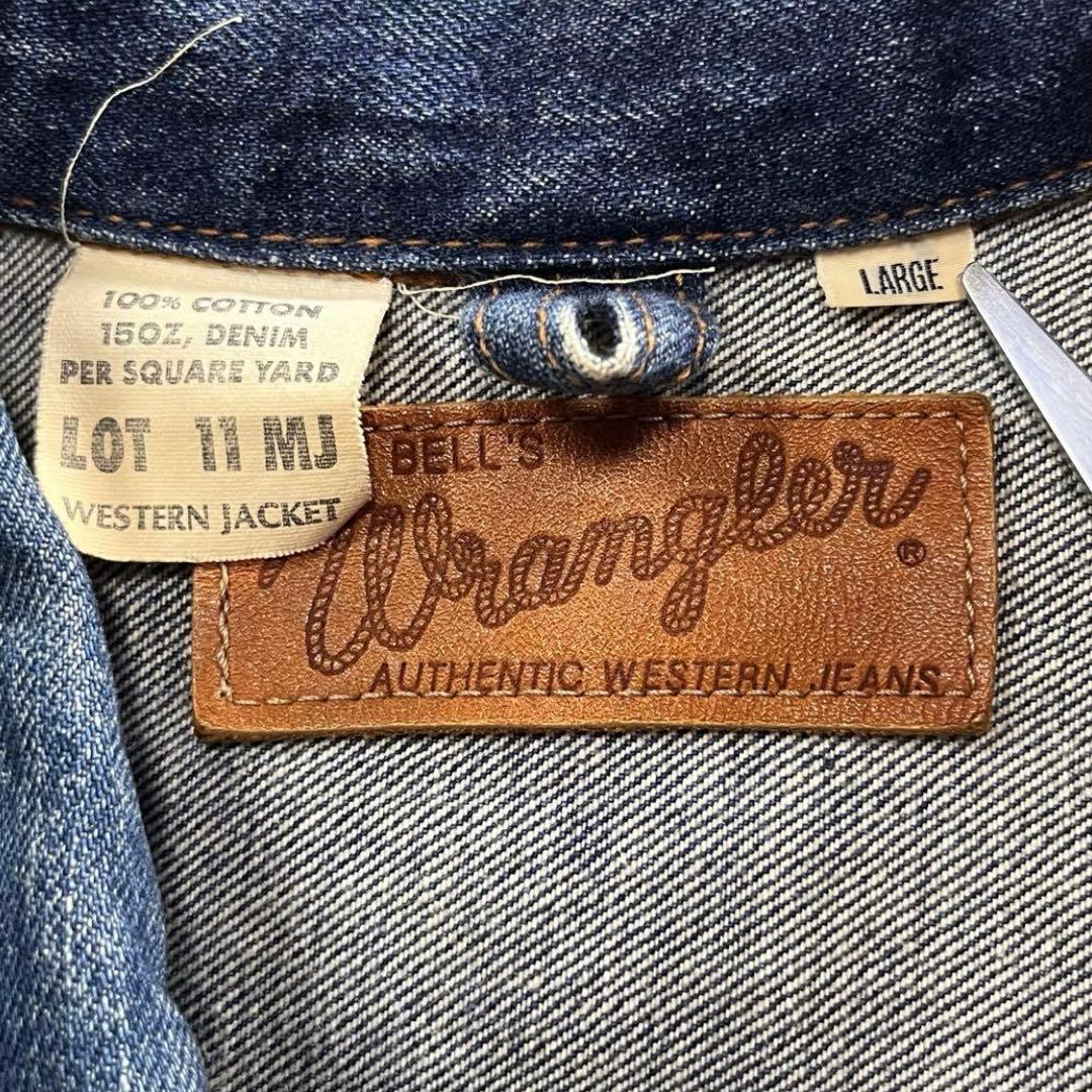 ◎60s Wrangler 111mj デニムジャケット 濃紺 復刻 ⑩