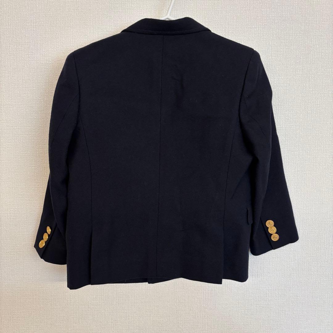 美品　バーバリーセレモニースーツセット　110 金ボタン