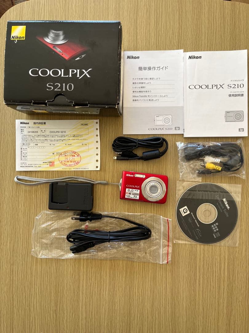 【美品】フルセットNikon COOLPIX S210 コンパクトデジタルカメラ