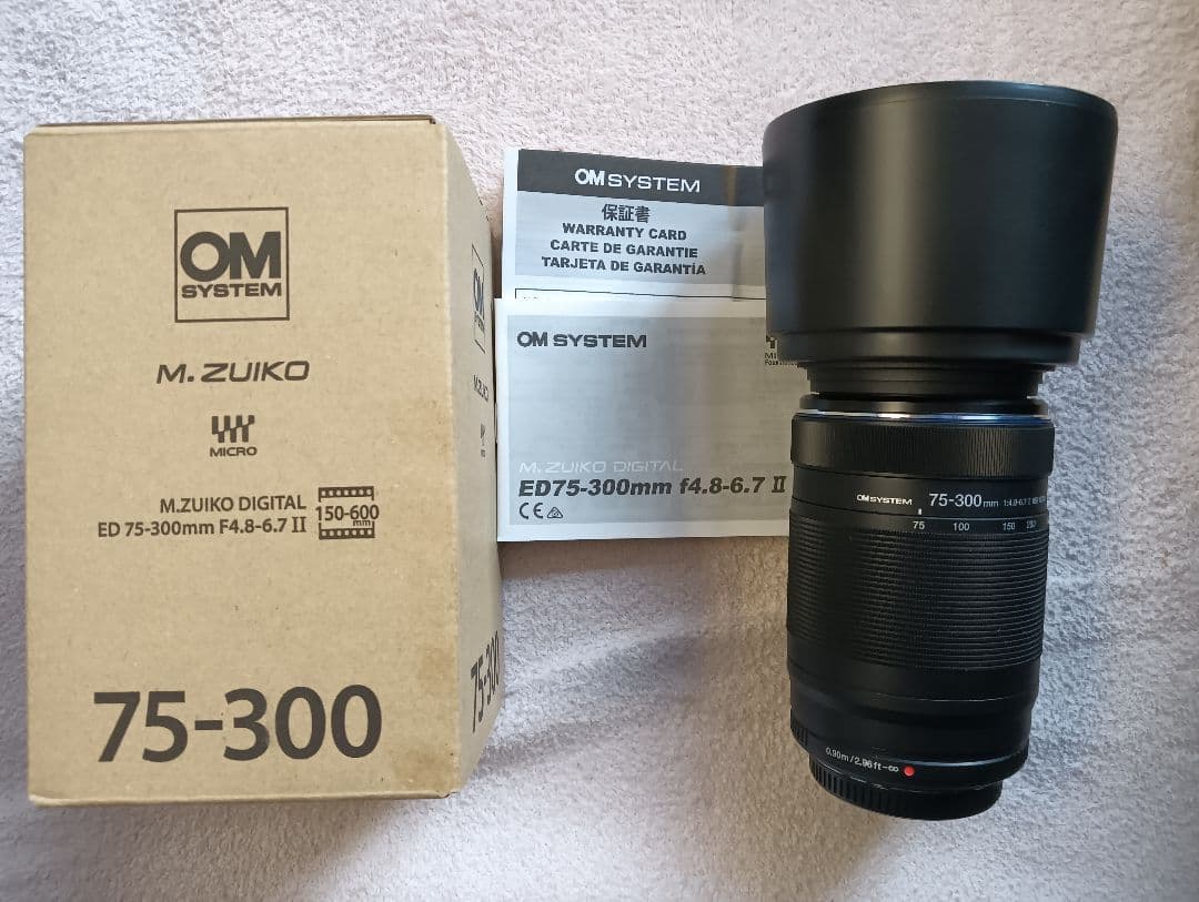 OM SYSTEM　M.ZUIKO　ED 75-300mm F4.8-6.7Ⅱ