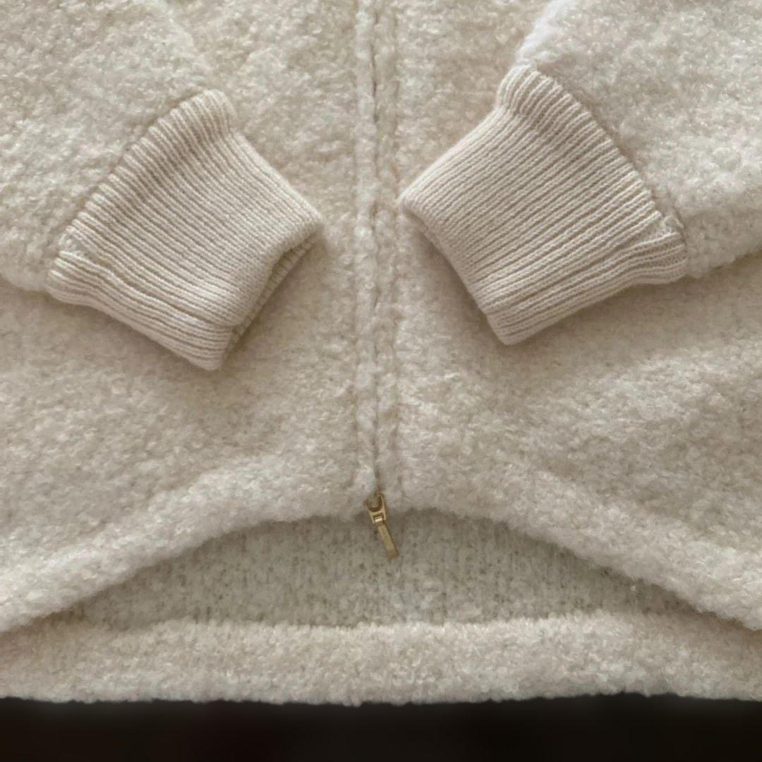 新品タグ付き23区 (洗える)ブークレニット ブルゾン32