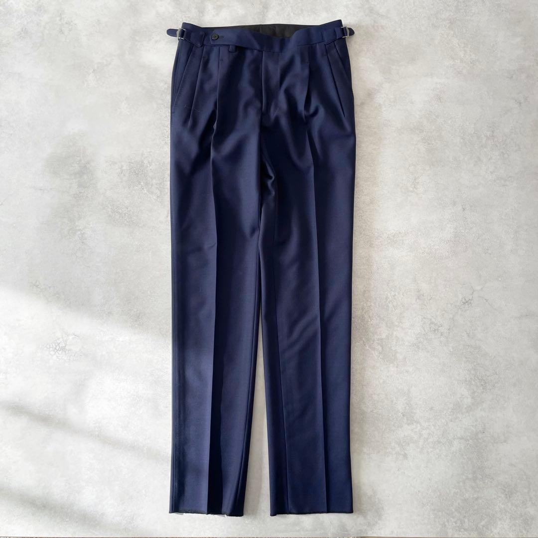 未使用 igarashi trousers スラックス カノニコ ネイビー 46