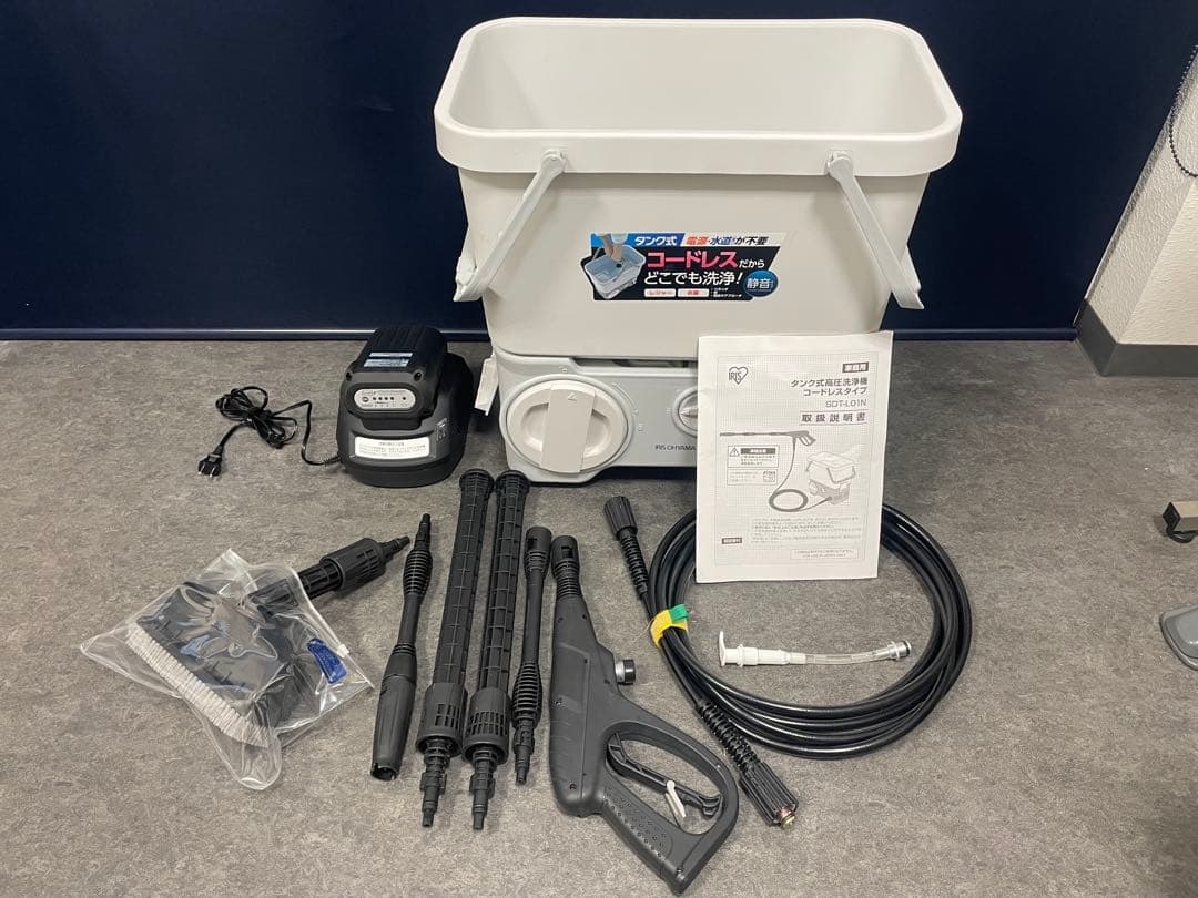 IRISOHYAMA 高圧洗浄機 コードレス SDT-L01N アイリスオーヤマ
