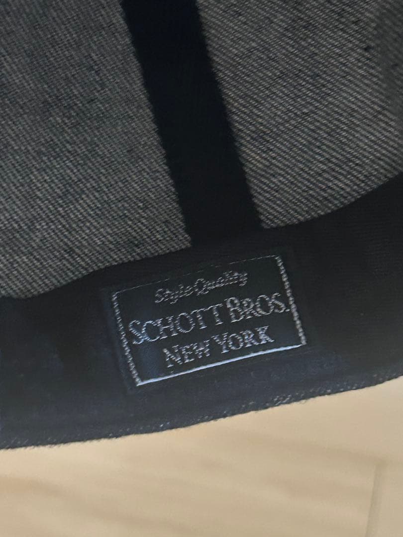 THE H.W.DOG&Co Schott デニム　トラッカー　キャップ　コラボ