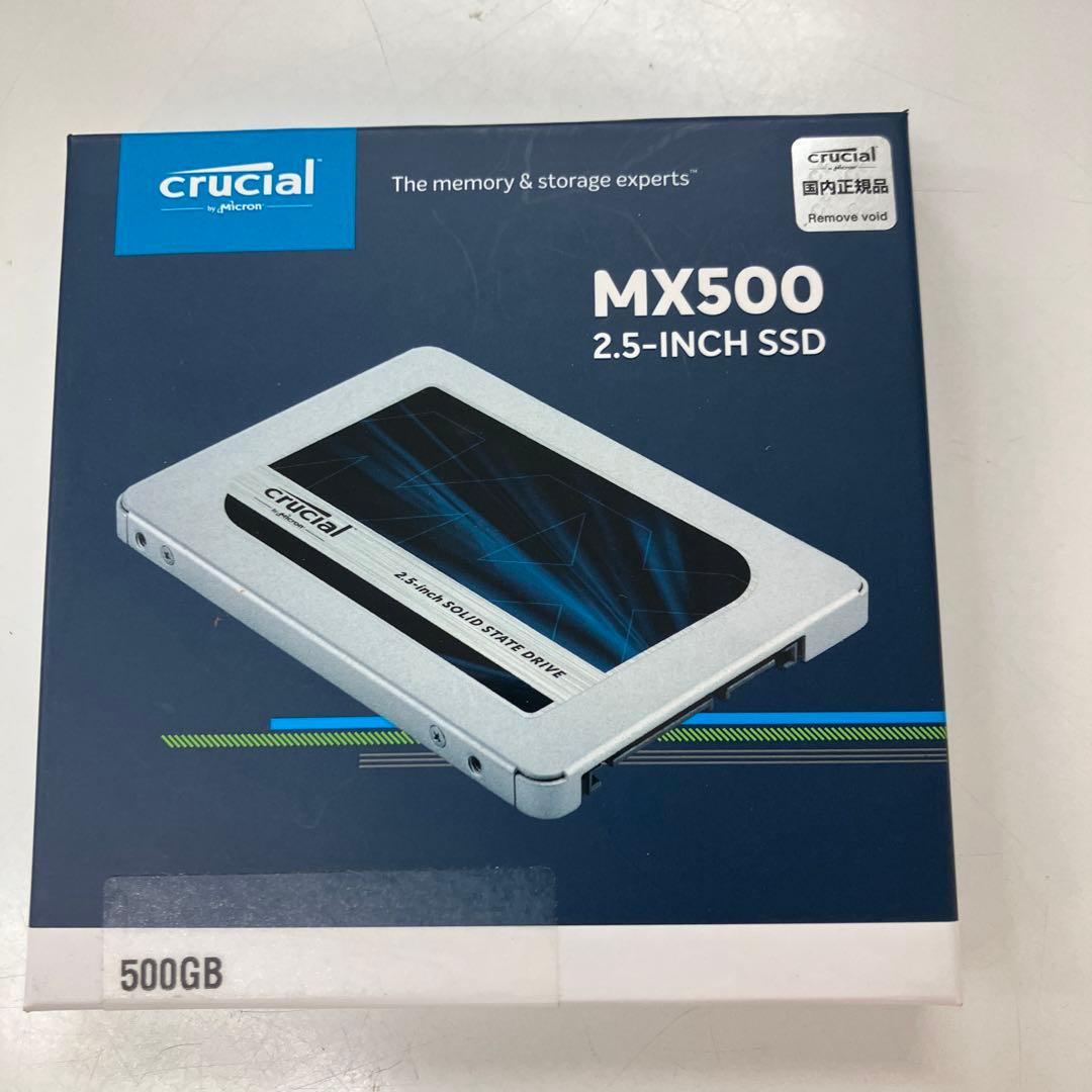 新品未開封品　Crucial MX500 SATA SSD 500GB