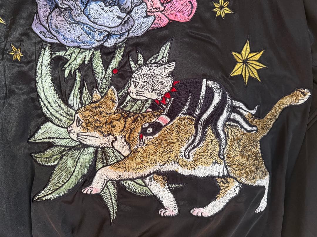 ヒグチユウコ スカジャン　月と太陽(リバーシブル)