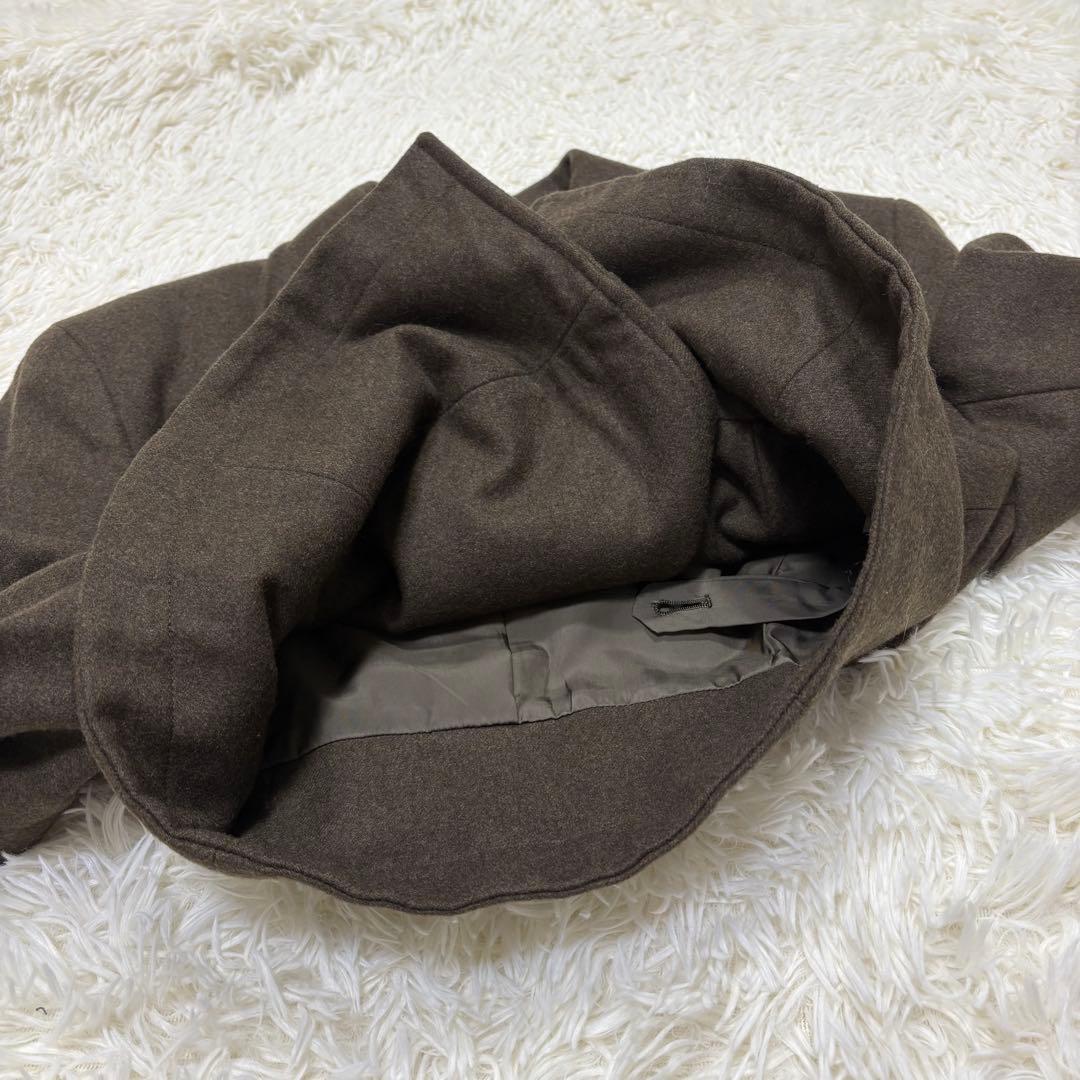 コムデギャルソン　短丈　テーラードジャケット　ダブル　カーキ　M 日本製