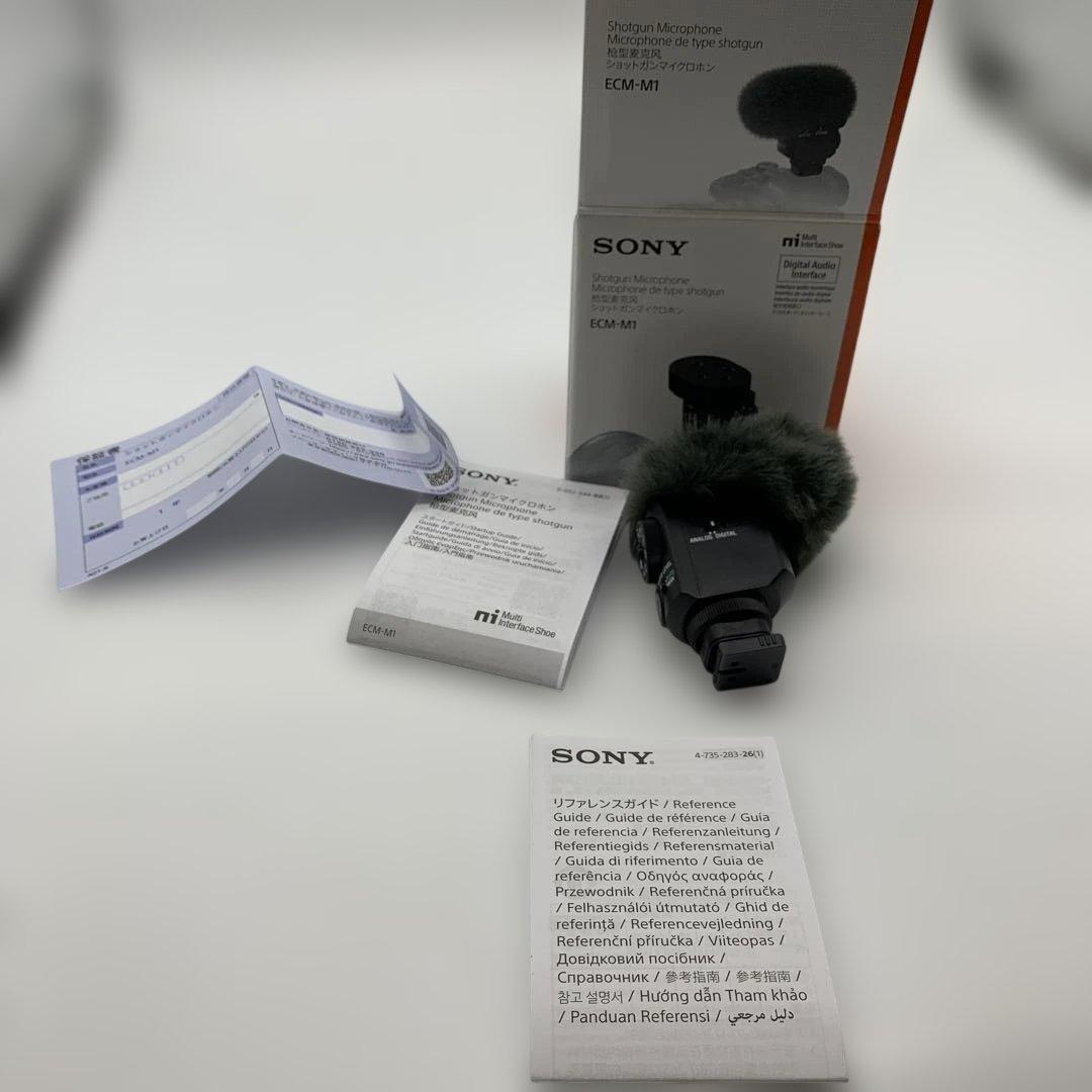 SONY ECM-M1 ショットガンマイクロホン マイク ソニー