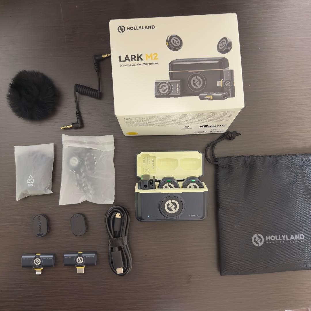 HOLLYLAND LARK M2 COMBO ワイヤレスラベリアマイク