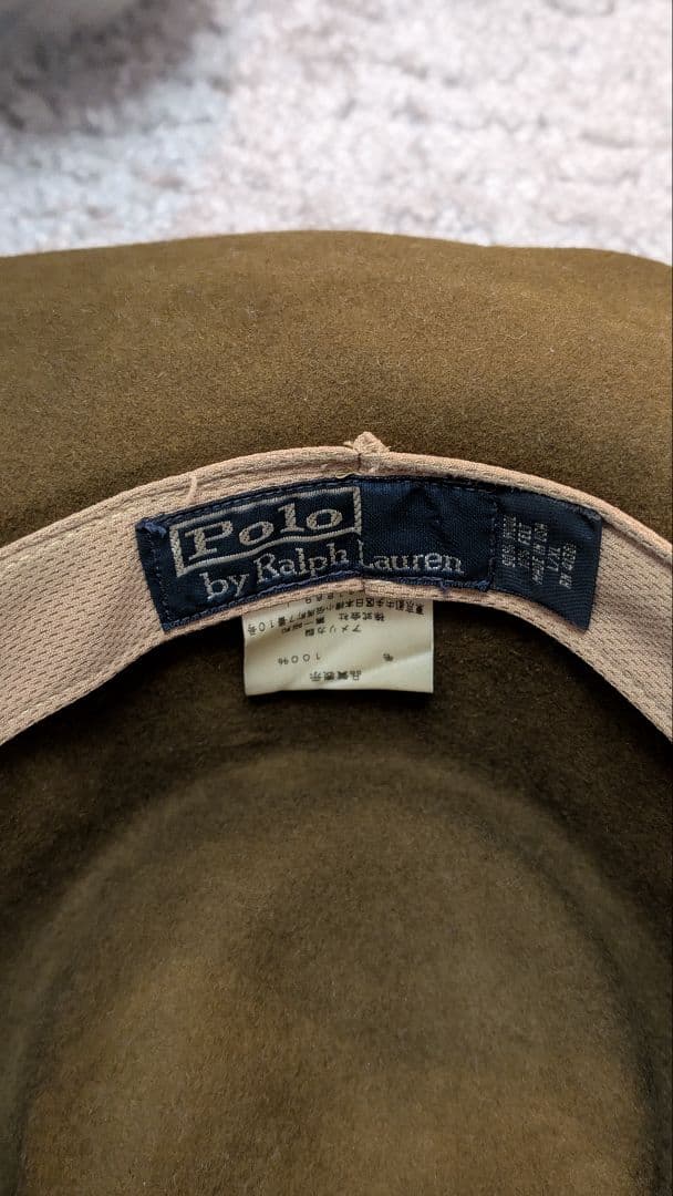【良品】ラルフローレン ウールハット XLサイズ 約56cm RRL