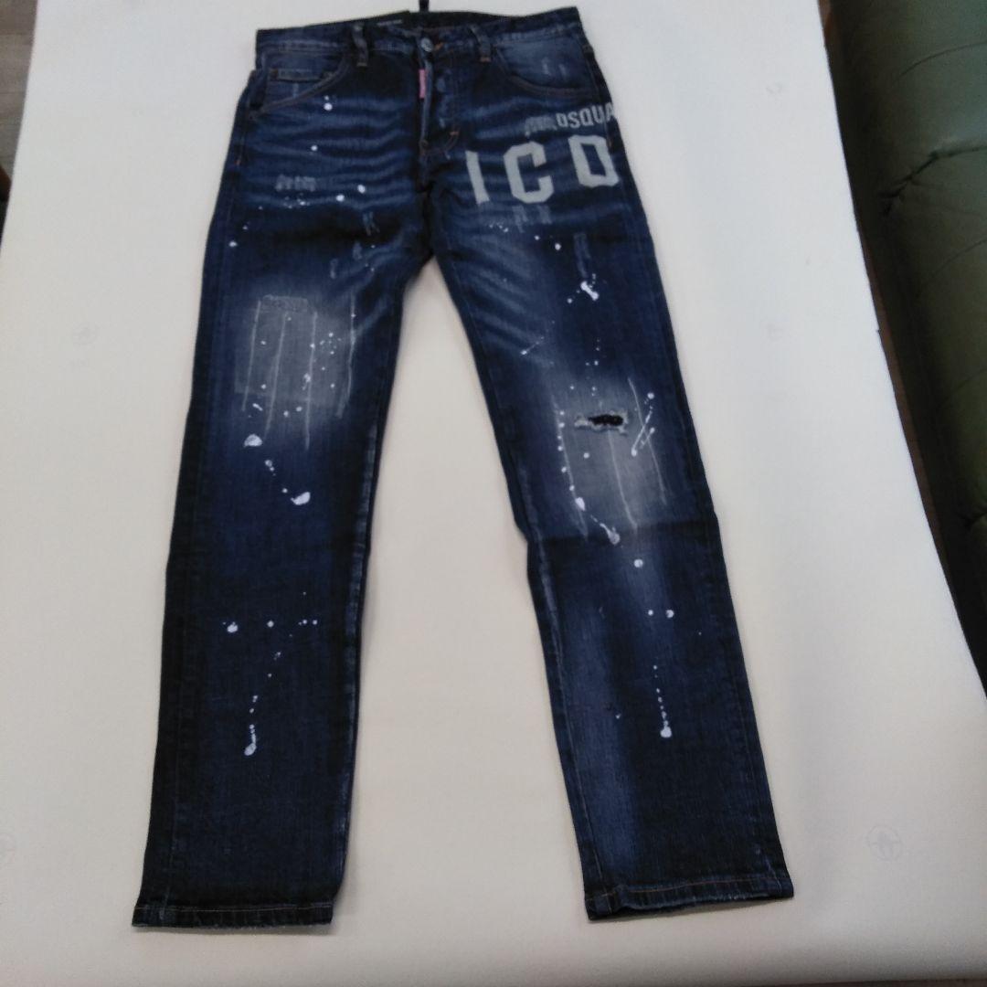 DSQUARED2 ダークブルースリムフィットデニム 46