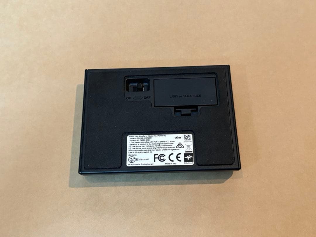 美品！　iRig BlueTurn