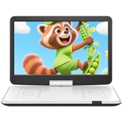 【新機種·15.6インチHD大画面】Surfola ポータブルDVDプレーヤーp