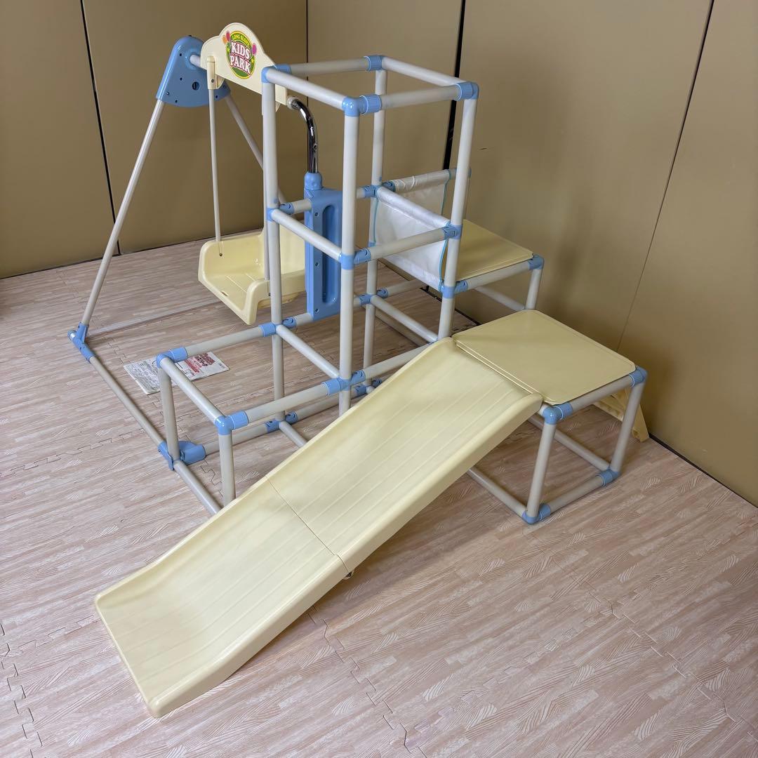 除菌清掃済　☆程度良好☆　おりたたみロングスロープキッズパーク　プレミアム　３段