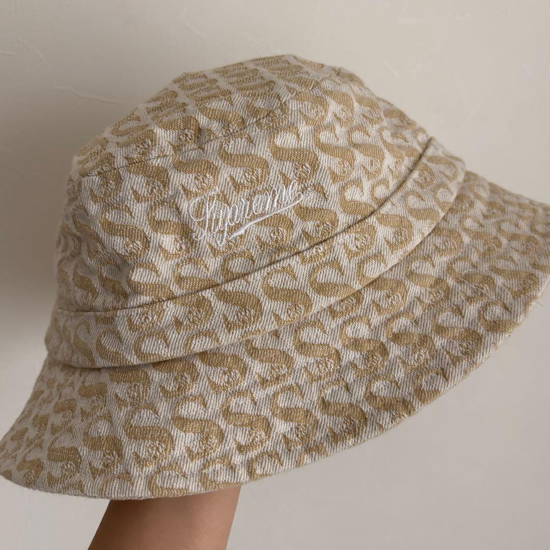 美品　supreme bucket hat モノグラム　バケットハット