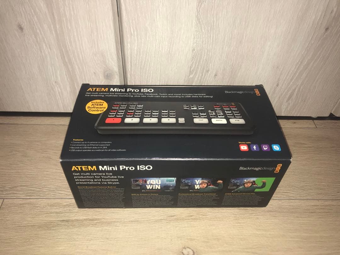 BLACKMAGIC DESIGN ATEM MINI PRO ISO BLA…