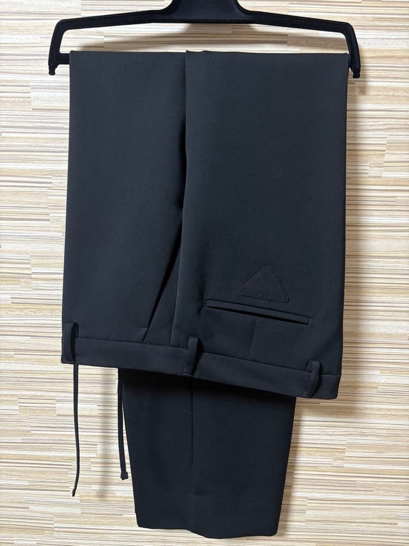 【おさき】PRADA（プラダ）ウールギャバジンパンツ・トライアングルロゴ