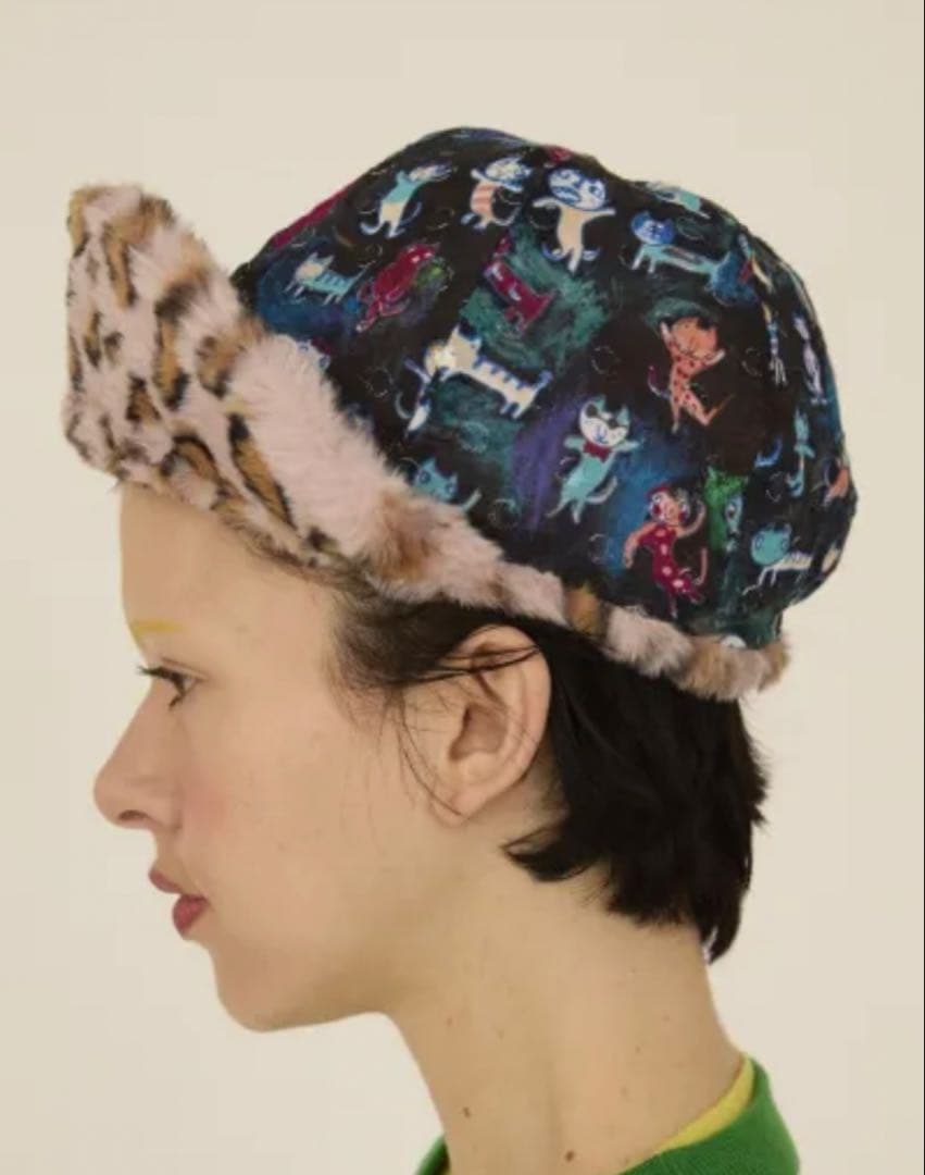 帽子 TSUMORI CHISATO ANIMAL FUR CAP
