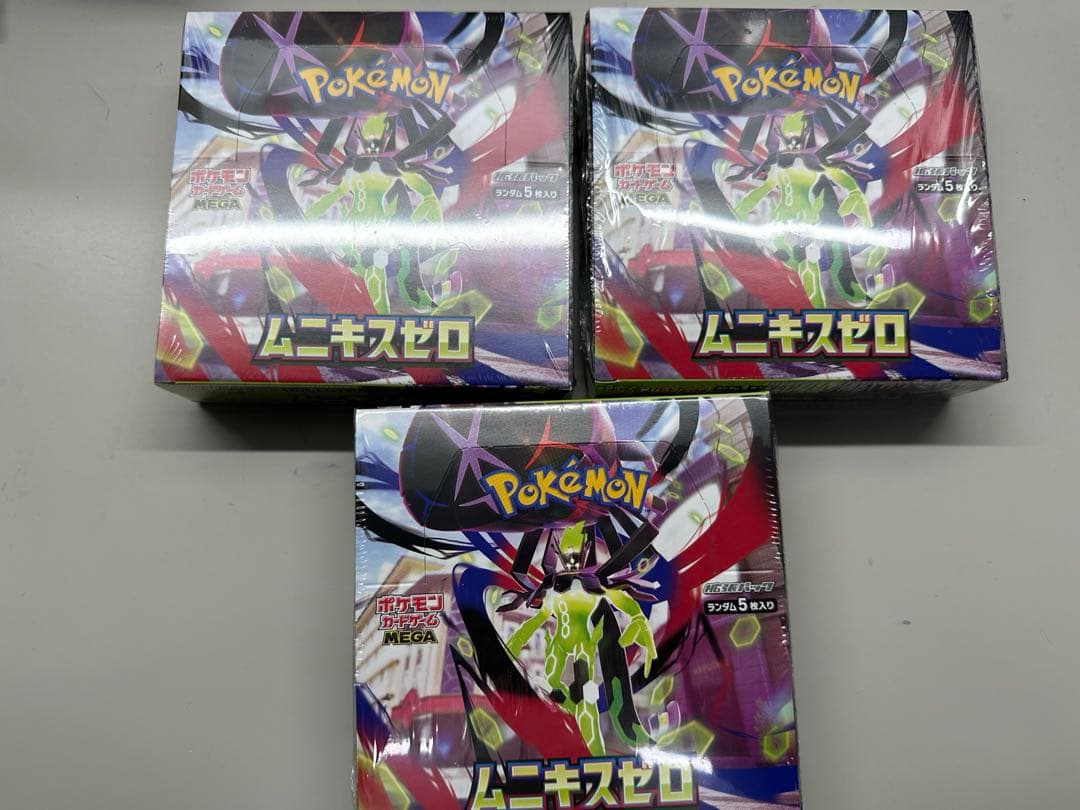 ポケモンカードゲーム ムニキスゼロ シュリンク付き 3box