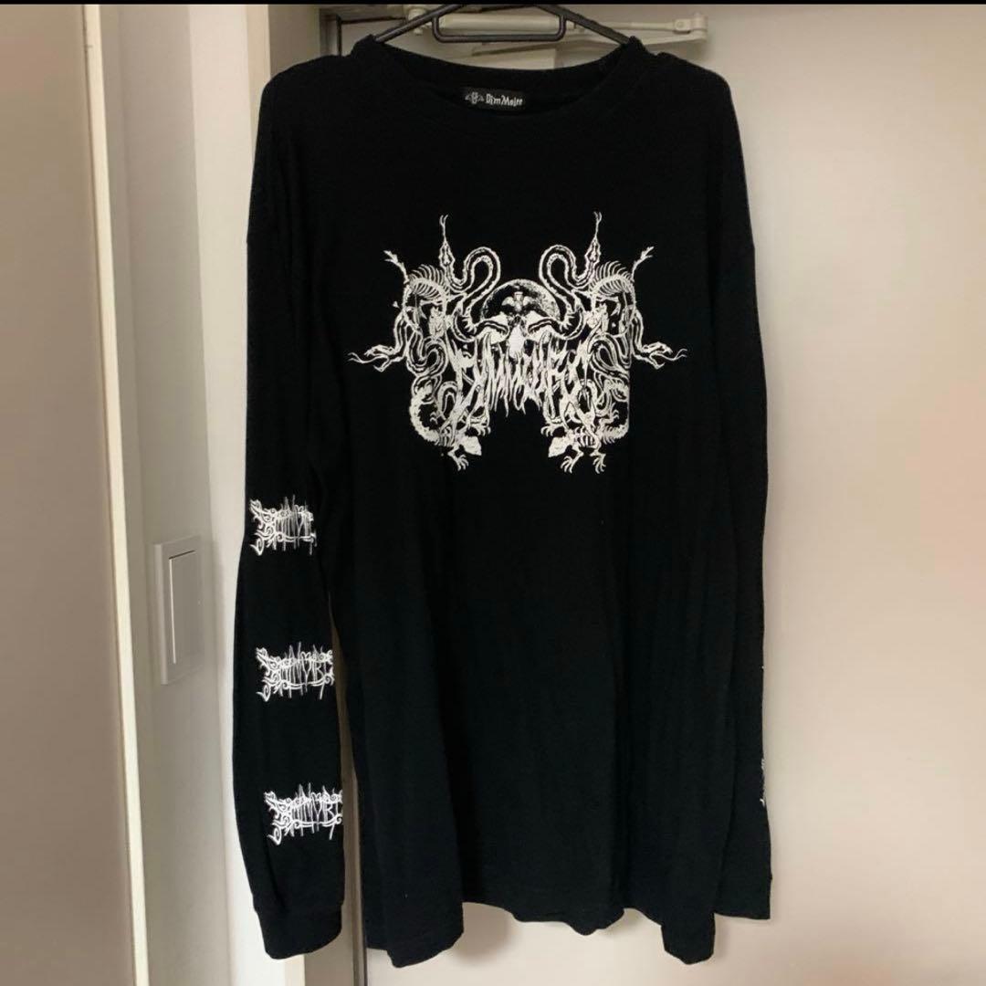 DimMoire ディムモアール Messy Bones ロンT　黒
