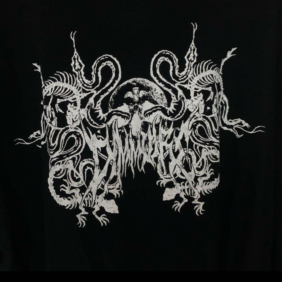 DimMoire ディムモアール Messy Bones ロンT　黒