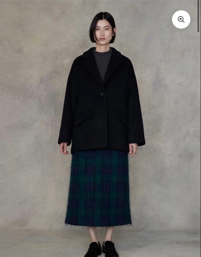 TICCA ジャケットコート　ブラック　完売製品ティッカ