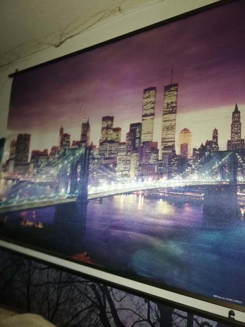 ガ*ん様 [貴重品]ニュ−ヨ−クツインタワー(テロ爆破ビル崩壊前画像)掛布、ブル