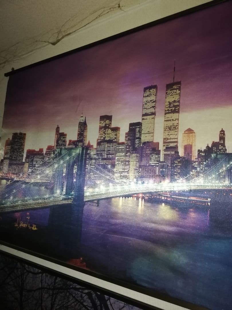 ガ*ん様 [貴重品]ニュ−ヨ−クツインタワー(テロ爆破ビル崩壊前画像)掛布、ブル