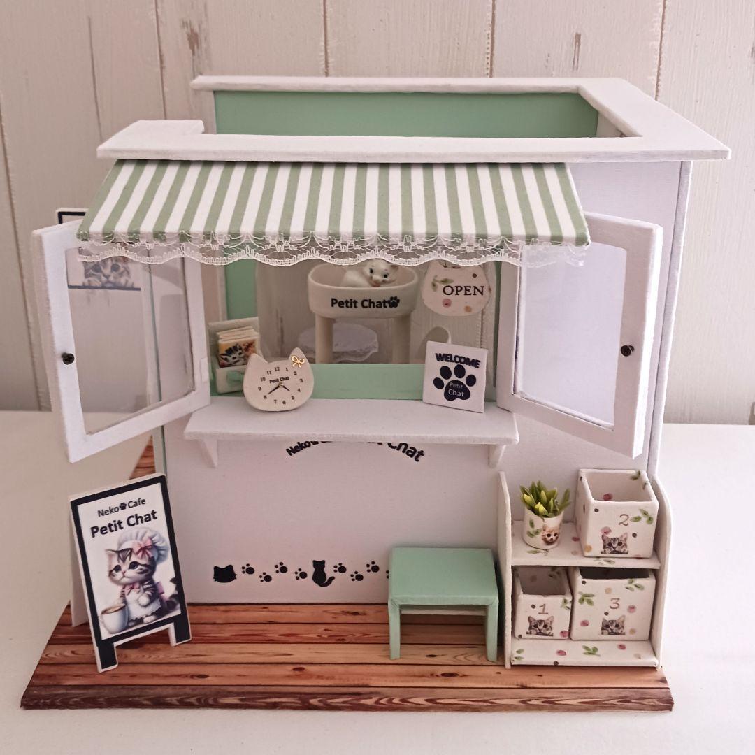 ゴマ様＊kyo＊ハンドメイド＊猫カフェ＊Jiji＊飾り棚2点