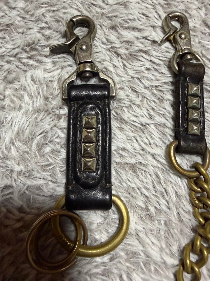 CALEE ウォレットチェーン　キーチェーン3点セット