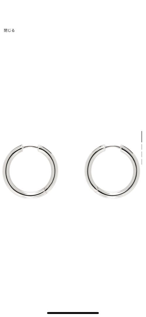 TOM WOOD フープピアス