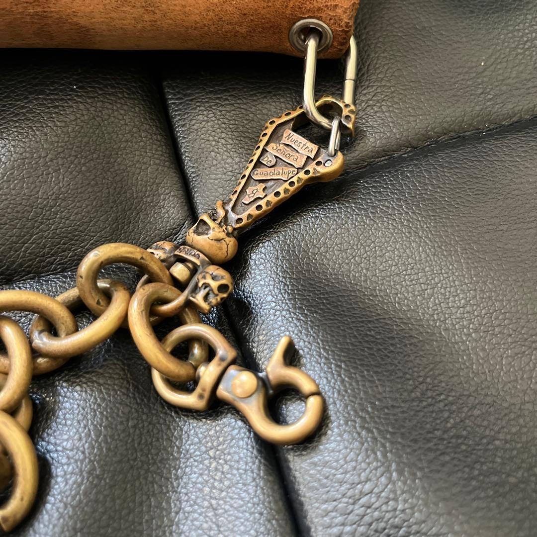 値下げしました！　galcia ガルシア　真鍮　ウォレットチェーン　オーダー