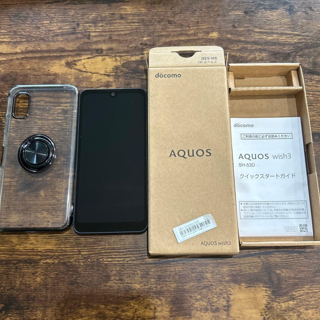 スマートフォン本体 AQUOS wish3 SH-53D docomo