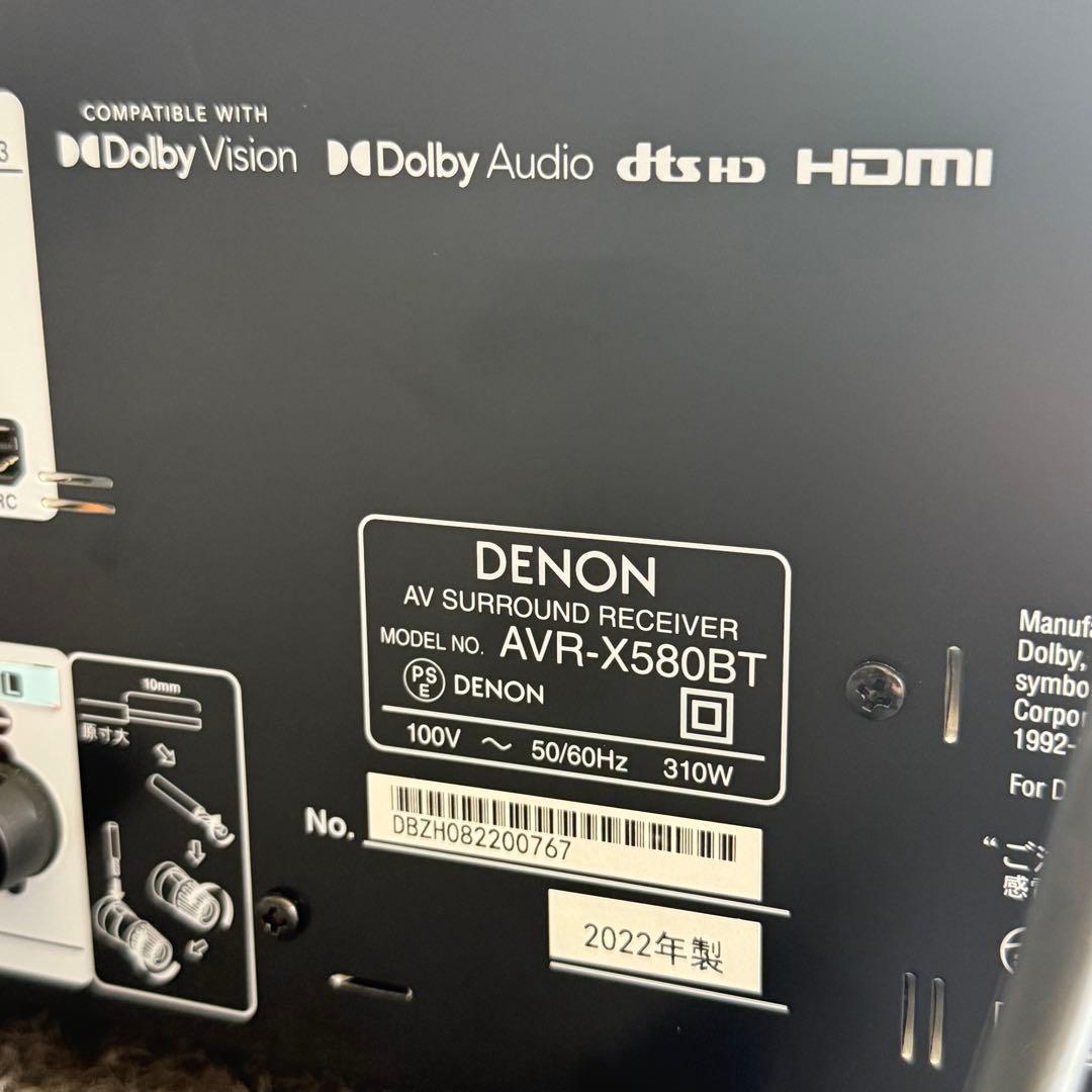 H41激安早い者勝ち✨ DENON AVR-X580BT アンプ