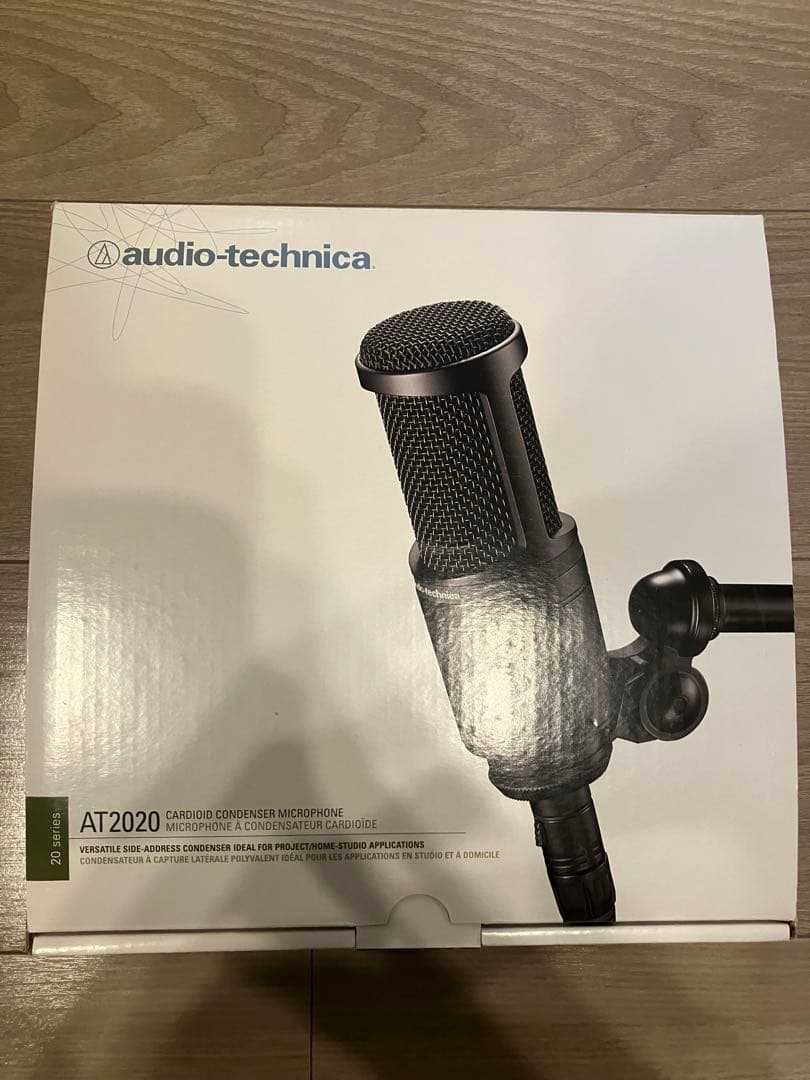 audio-technica AT2020 コンデンサーマイク、ケーブル付