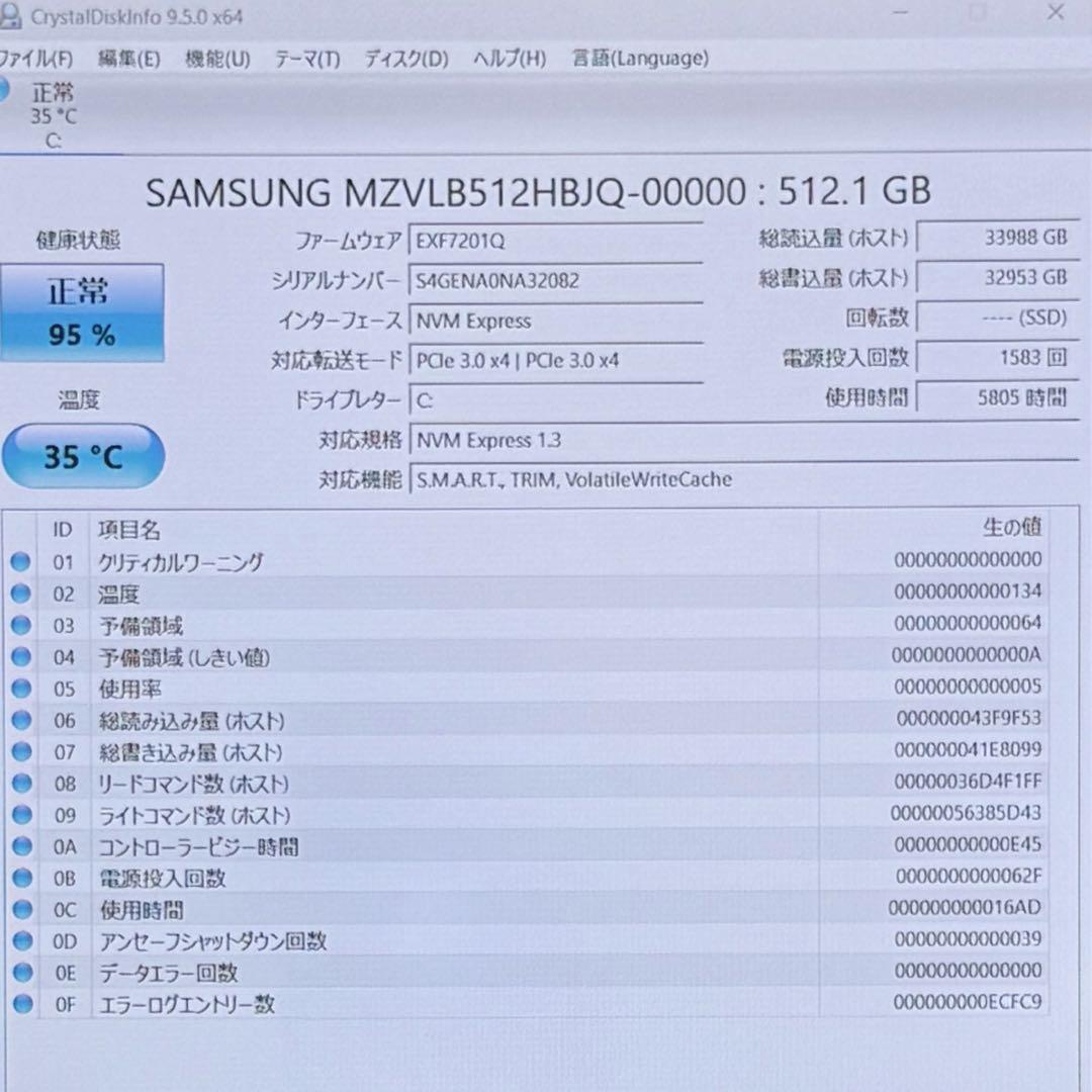 967準美品 512GB レッツノートSV1 第11世代 16GB office