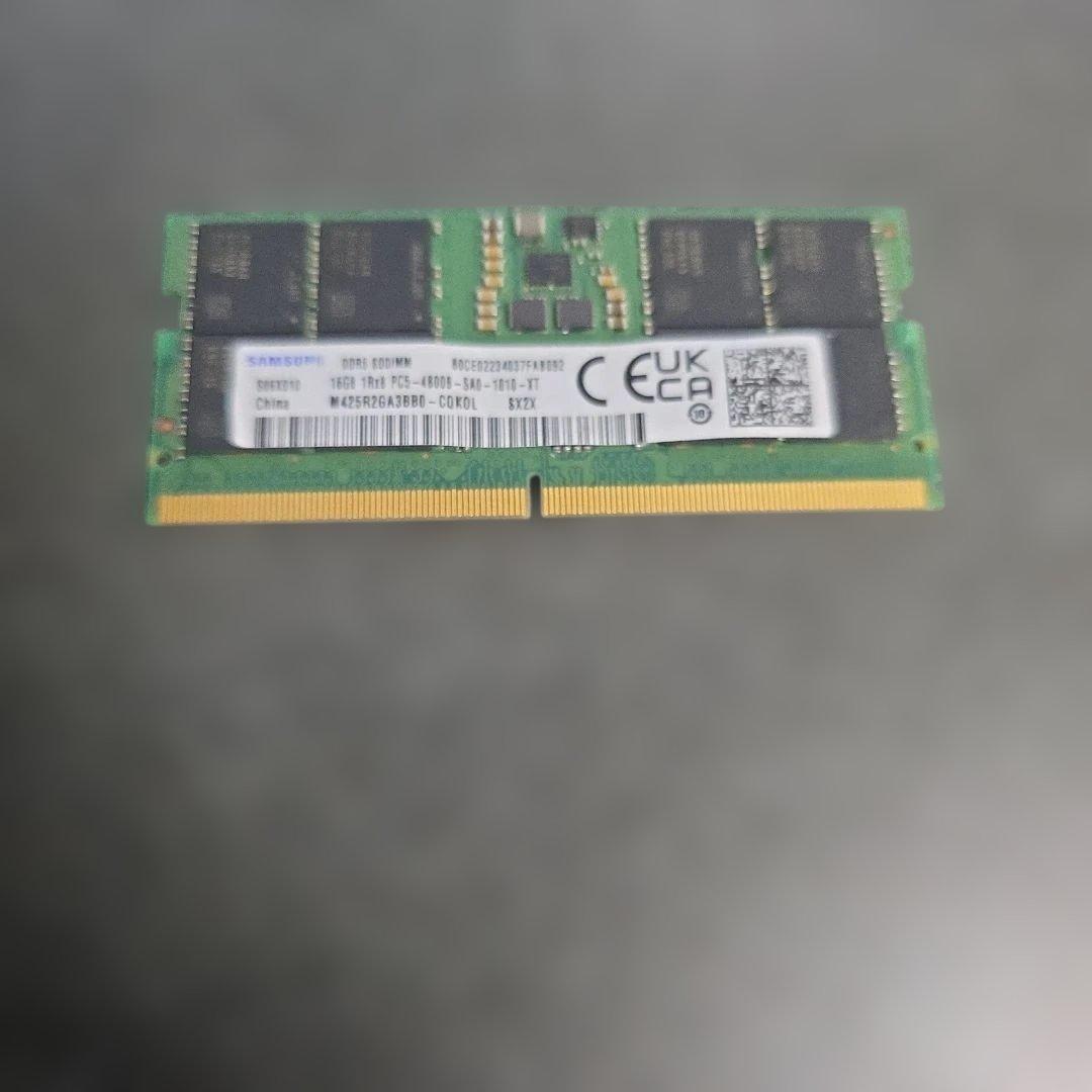 Samsung DDR5-4800 ノートPC用メモリ 16GB sodimm